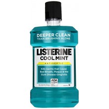 Listerine Antiseptique Adulte Mouthwash, menthe fraîche, 1,5 litre