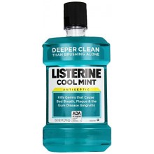 Listerine enjuague bucal antiséptico adulto, Cool Mint, 1,5 litros