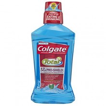 Colgate Total Advanced Pro-Shield Mouthwash, Peppermint, 16.9 fl oz (Pack of 6)