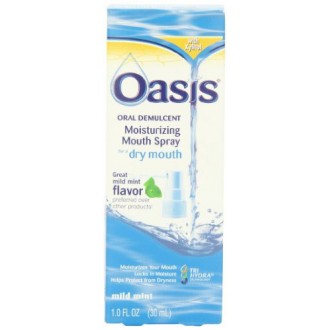 Oasis Mouth Moisturizing Spray, Mild Mint, 1 Fl oz (30 ml)