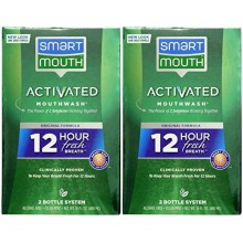 Smart Mouth Mouthwash, menthe fraîche - 16 oz - 2 pk