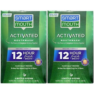 Smart Mouth Mouthwash, Fresh Mint - 16 oz - 2 pk