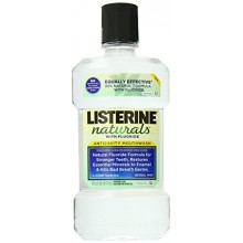 Listerine Naturals anticavité Fluoride Mouthwash, Herbal Mint, 1,0 L