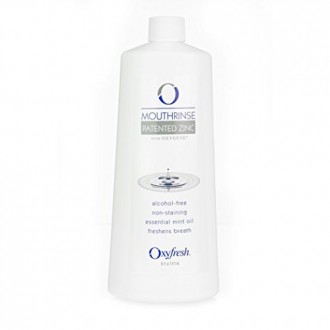 Oxyfresh Zinc Mouthwash: For Long-Lasting Fresh Breath & Healthy Gums. Dentist recommended. No Artificial Colors,