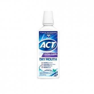 ACT Total Care Dry Apaisant Mouthwash, Menthe, 18 Ounce (Pack de 3)