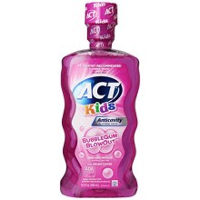 ACT Enfants Anti-Cavity Fluoride Rinse, Bubblegum Blowout 16,9 oz