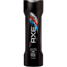 Axe 3 en 1 Shampooing + revitalisant + Bodywash, Total frais (12 oz pack de 2)
