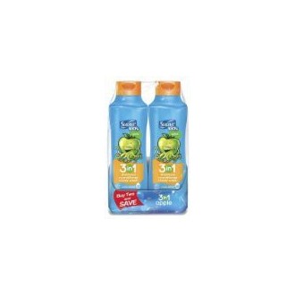 Suave Kids Apple 3 in 1 Shampoo + Conditioner + Body Wash (2) 22.5 Fl OZ Bottles