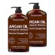 Aceite de Argan Champú Restaura el cabello dañado - Aceite de argán para el pelo, los aumentos de brillo y nutre en profundidad 