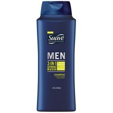 Suave Professionals Mens, 3 in 1 Shampoo/Conditioner/Body Wash, Citrus Rush, 28oz