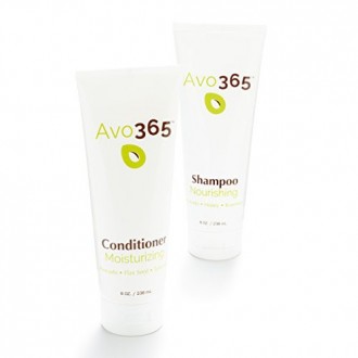 Avo365 - Shampooing Nourrissant et Hydratant Revitalisant (bundle) faite avec pressée à froid l'huile d'avocat, miel, Rosemary, 