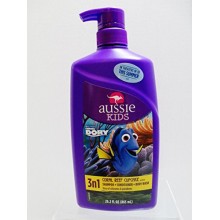 Aussie enfants Finding Dory Coral Reef Cupcake 3 N 1 Shampoo, Conditioner &amp; Body Wash - 29,2 oz Bouteille