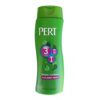 Pert Shampoo Conditioner &amp; Body Wash 3 en 1 Formule 13.5 Oz. &amp; ...