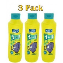 Suave Kids 3 In1 Shampoo, Conditioner & Body Wash Splashing Apple Toss, 22.5 Oz (Pack of 3)