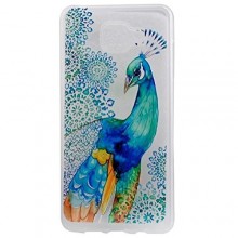 S7 Edge Case, UCLL Peacock Design Slim Flexible Cute Cover for Samsung Galaxy S7 Edge