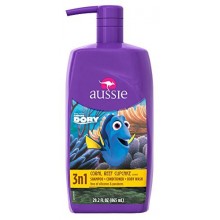 Aussie, Kids 3N1 Shampoo + Conditioner &amp; Bodywash, Coral Reef Cupcake - 29,2 fl oz