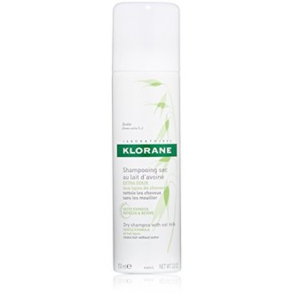 Klorane Shampooing sec avec du lait d'avoine - Tous les types de cheveux, 3,2 oz