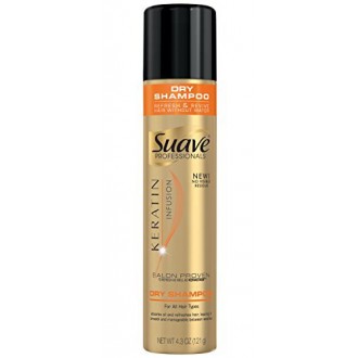 Suave Professionals champú en seco, la queratina Infusion 4,3 oz