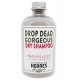 All Natural Vegan Dry Shampoo - Drop Dead Gorgeous Dry Shampoo Powder for Dark Hair Brunettes and Light Hair Blondes (2.4