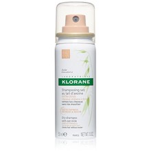 Klorane Champú Seco con leche de avena - Tinte Natural - Morenas, 1 fl. onz. 