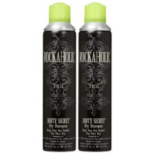 TIGI Rockaholic Dirty Secret Champú Seco, 6.3 oz, 2 pk