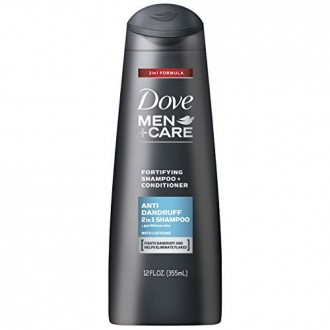 Dove Men + Care 2 en 1 Shampooing et revitalisant, Anti pelliculaire 12 Ounce