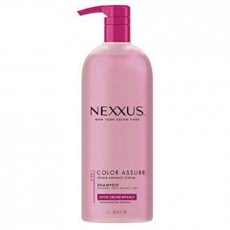 Nexxus color Asegurar Reequilibrio Champú, con Bomba 33,8 oz