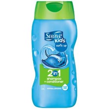 Enfants Suave 2 en 1 Shampoo &amp; Conditioner, Surf Up 12 Ounce (Pack de 6) (emballage peut varier)