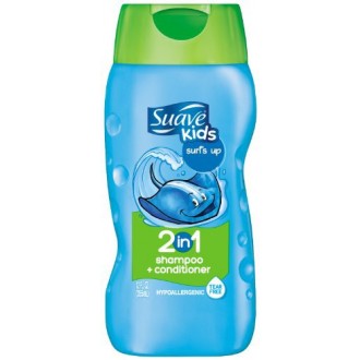 Enfants Suave 2 en 1 Shampoo &amp; Conditioner, Surf Up 12 Ounce (Pack de 6) (emballage peut varier)