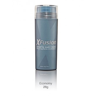 XFusion Keratin Hair Fibers, Dark Brown, Economy Size, 28g