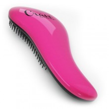 Démêlant Brush - Glide Thru Detangler Peigne ou Brush - No More Tangle - Adultes et enfants - Rose