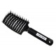 100% Boar Bristle & Nylon Curved Hair Brush- Boar Brush for Shiny Healthy Hair