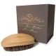 Boar Bristle Beard Brush - Brush The Well Groomed Man pour Styling et peigner Oil