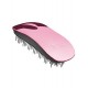ikoo colección metálico casa - desenredar cepillo - cerdas negro (rosa)