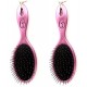 Beauticom (Quantité: 2 Pieces) Amazing démêlant Wet &amp; Dry Hair Brush Flexible SOIES Aucune douleur Non Tangle Detangle Peign