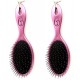 Beauticom (Quantité: 2 Pieces) Amazing démêlant Wet &amp; Dry Hair Brush Flexible SOIES Aucune douleur Non Tangle Detangle Peign