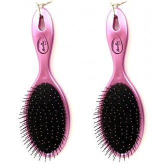 Beauticom (Quantité: 2 Pieces) Amazing démêlant Wet &amp; Dry Hair Brush Flexible SOIES Aucune douleur Non Tangle Detangle Peign